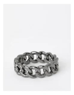 Chain Band Ring In Metal