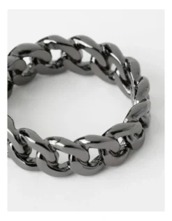 Chain Band Ring In Metal -Myer Clothing Shop 946761670 3 720x928