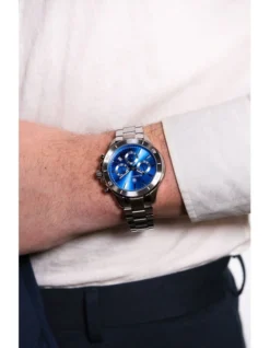 Michelago Steel Watch In Blue -Myer Clothing Shop 946781290 4 720x928