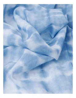 Printed Organic Cotton Scarf In Blues -Myer Clothing Shop 946782820 946783720 6 720x928