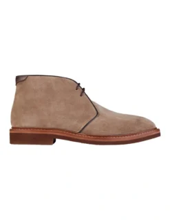 Declan Suede Chukka Boots In Taupe