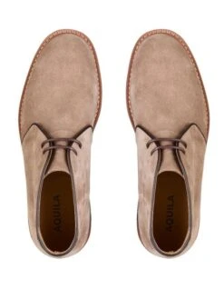 Declan Suede Chukka Boots In Taupe -Myer Clothing Shop 946787050 3 720x928