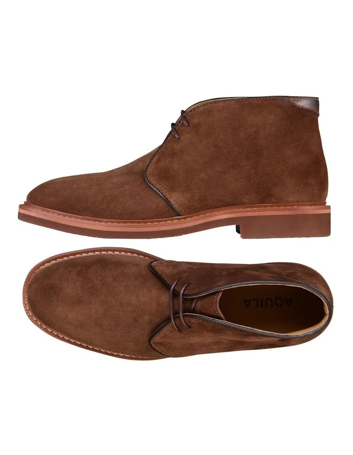 Declan Suede Chukka Boots In Brown 2 Declan Suede Chukka Boots In Brown - Image 2