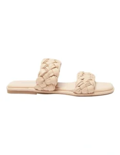 Enya Sandals In Nude Smooth
