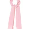 Payton Cotton Blend Scarf In Pink Multi