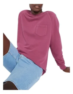 Sawyer Sweater In Berry -Myer Clothing Shop 947202310 4 720x928