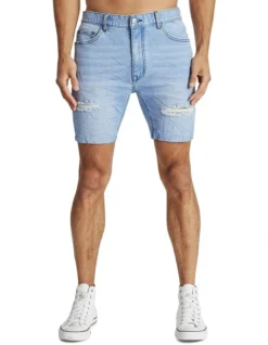 Ks2 Denim Short In Blue