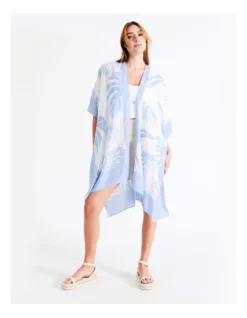 Printed Kaftan In Light Blue -Myer Clothing Shop 947268370 947268820 6 720x928