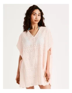 Broderie Kaftan In Pink -Myer Clothing Shop 947268640 947269360 4 720x928