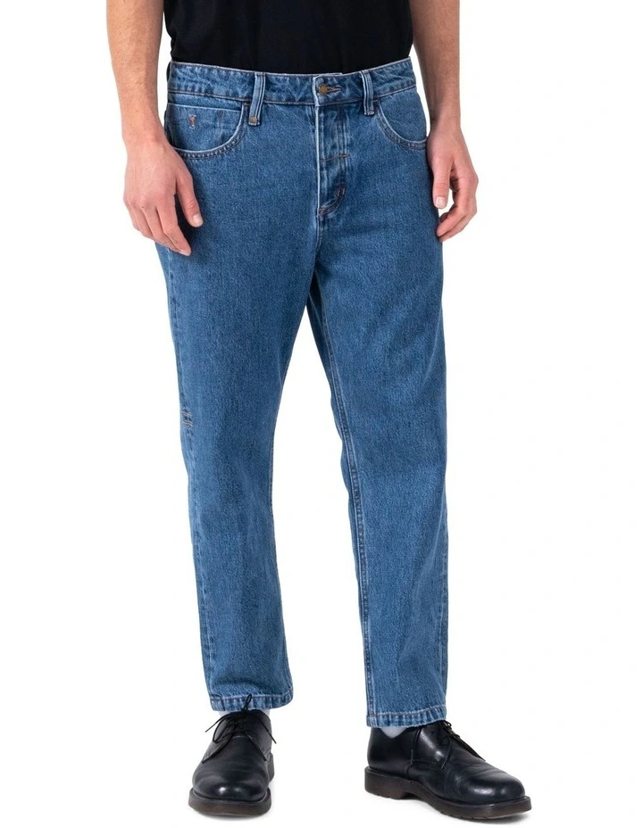 Chopped Denim Jean In Blue 1 Chopped Denim Jean In Blue