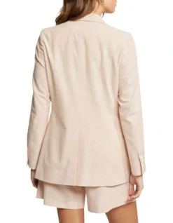 Oxford Lola Seersucker Blazer In Desert Rose -Myer Clothing Shop 947495980 3 1 720x928