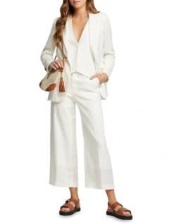 Oxford Lola Linen Jacket In Ivory -Myer Clothing Shop 947497240 5 1 720x928