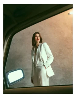 Oxford Lola Linen Jacket In Ivory -Myer Clothing Shop 947497240 7 720x928