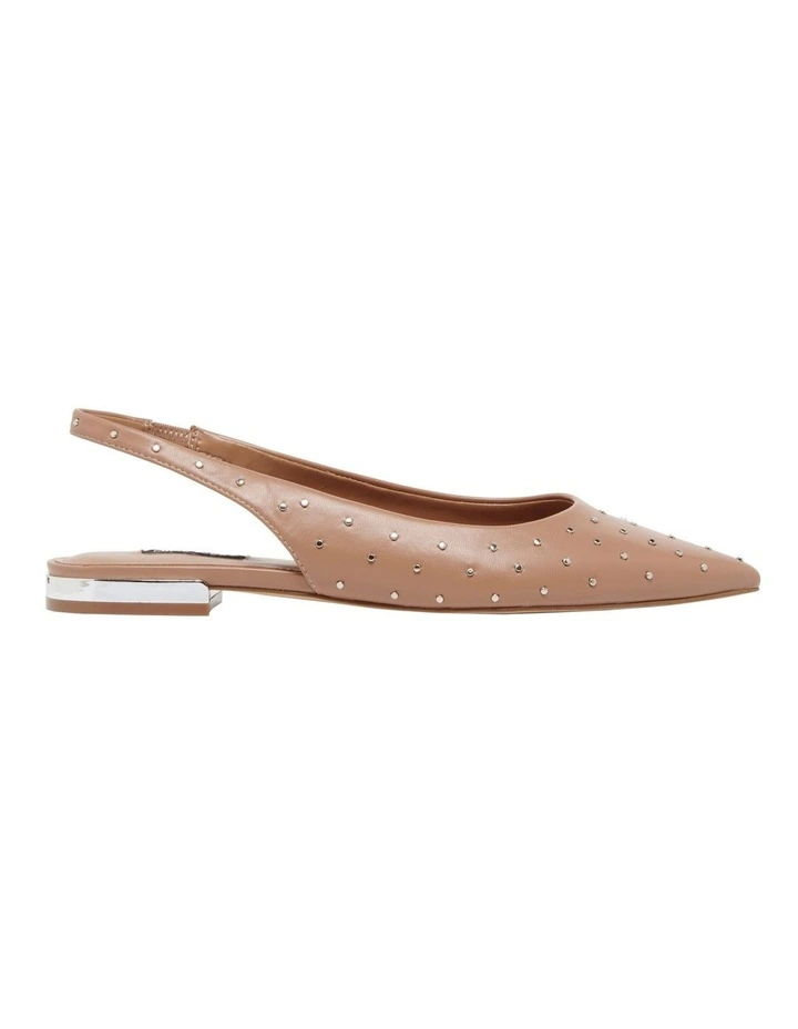 Nine West Lucees Ballet Flat In Tan 1 Nine West Lucees Ballet Flat In Tan