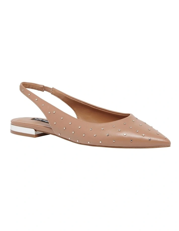 Nine West Lucees Ballet Flat In Tan 2 Nine West Lucees Ballet Flat In Tan - Image 2