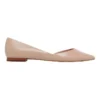 Nine West Aery Crocodile Flat Shoe In Pink