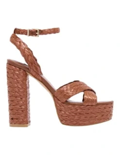 Nine West Hadyn Platfrom Sandal In Brown