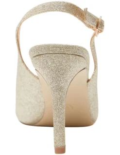 Whiz Heeled Shoes In Gold Glitter -Myer Clothing Shop 947726650 5 720x928