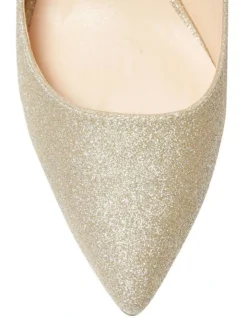 Whiz Heeled Shoes In Gold Glitter -Myer Clothing Shop 947726650 7 720x928
