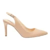 Whiz Heeled Shoes In Nude Smooth