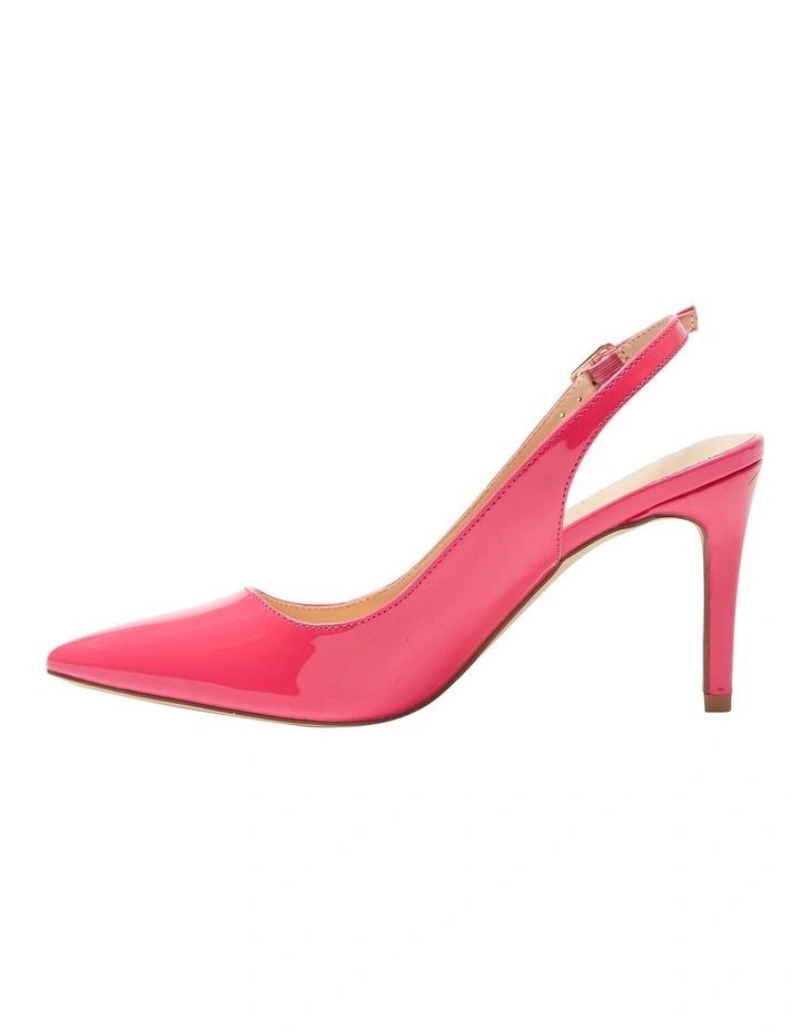 Whiz Heeled Shoes In Pink Patent 3 Whiz Heeled Shoes In Pink Patent - Image 3