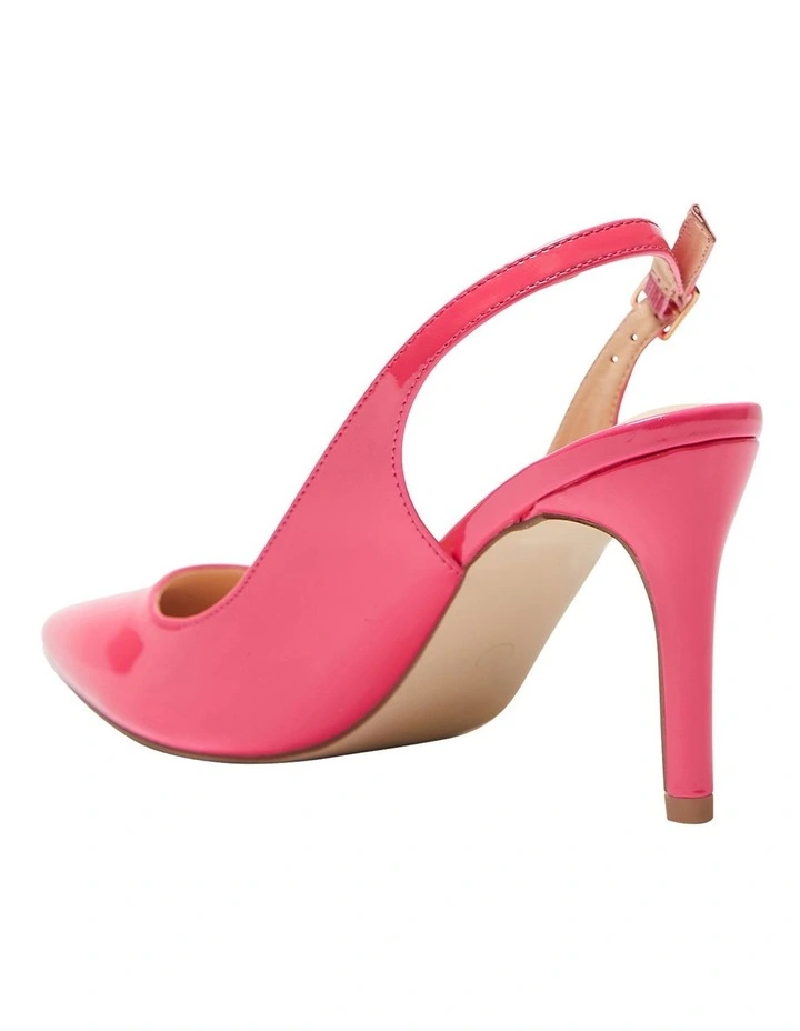 Whiz Heeled Shoes In Pink Patent 6 Whiz Heeled Shoes In Pink Patent - Image 6