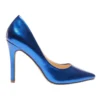 Harbour Heeled Shoes In Metallic Blue
