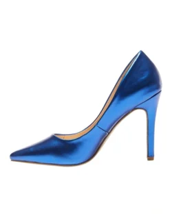 Harbour Heeled Shoes In Metallic Blue -Myer Clothing Shop 947732770 3 720x928