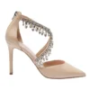 Belle Kid Heeled Shoes In Beige
