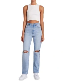 ABRAND JEANS A 94 High Straight Jean In Suzie