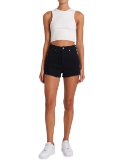 ABRAND JEANS A High Relaxed Short In Dead Of Night