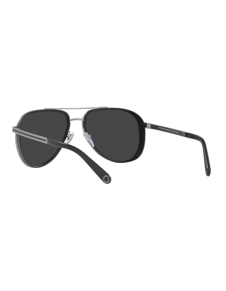 Bvlgari 0BV5060 Polarised Sunglasses In Matte Gunmetal 6 Bvlgari 0BV5060 Polarised Sunglasses In Matte Gunmetal - Image 6