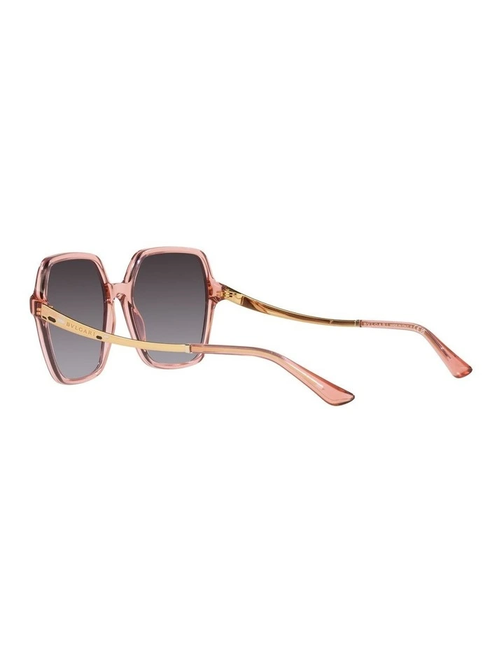 Bvlgari 0BV8252 Sunglasses In Transparent Rose 5 Bvlgari 0BV8252 Sunglasses In Transparent Rose - Image 5