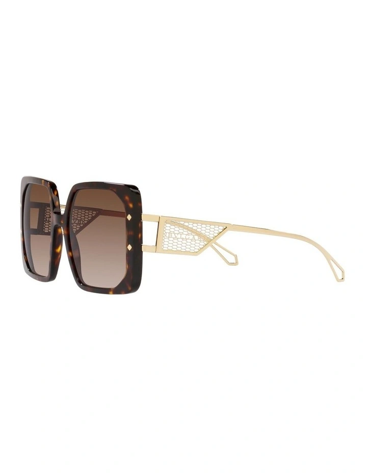 Bvlgari 0BV8254F Sunglasses In Havana 3 Bvlgari 0BV8254F Sunglasses In Havana - Image 3