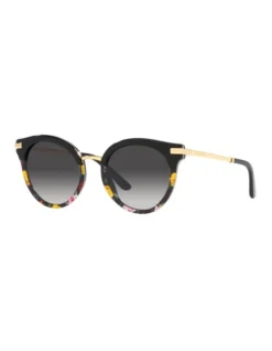 Dolce & Gabbana 0DG4394 Sunglasses In Black On Winter Flow