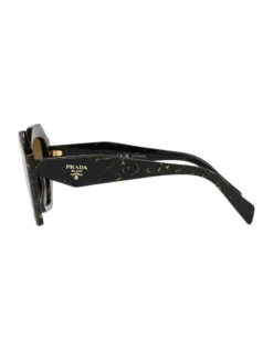 Prada 0PR 16WSF Polarised Sunglasses In Black/Yellow Marble -Myer Clothing Shop 947838070 4 720x928