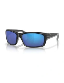 Costa Del Mar Jose Pro Blue Polarised Sunglasses In Matte Black