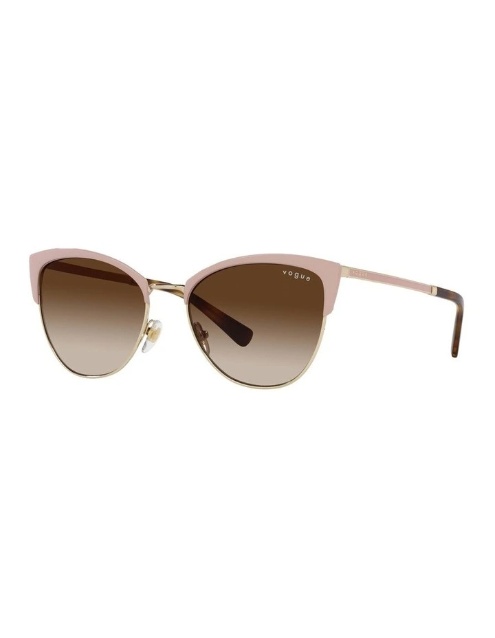 Vogue 0VO4251S Sunglasses In Top Beige/Pale Gold 1 Vogue 0VO4251S Sunglasses In Top Beige/Pale Gold