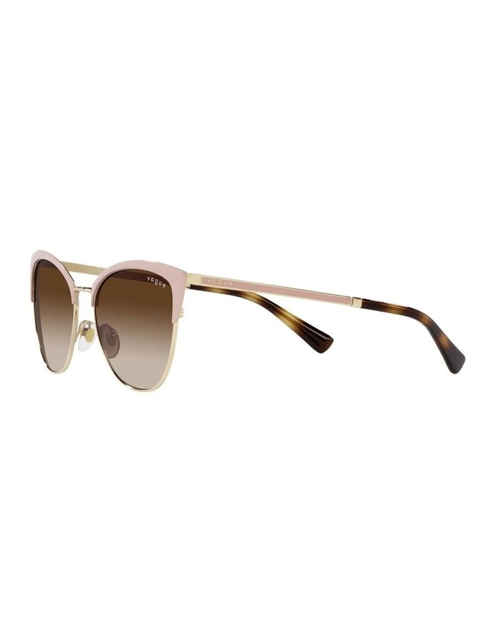 Vogue 0VO4251S Sunglasses In Top Beige/Pale Gold 3 Vogue 0VO4251S Sunglasses In Top Beige/Pale Gold - Image 3