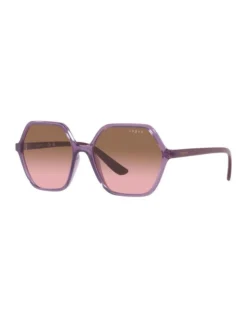 Vogue 0VO5361S Sunglasses In Transparent Violet