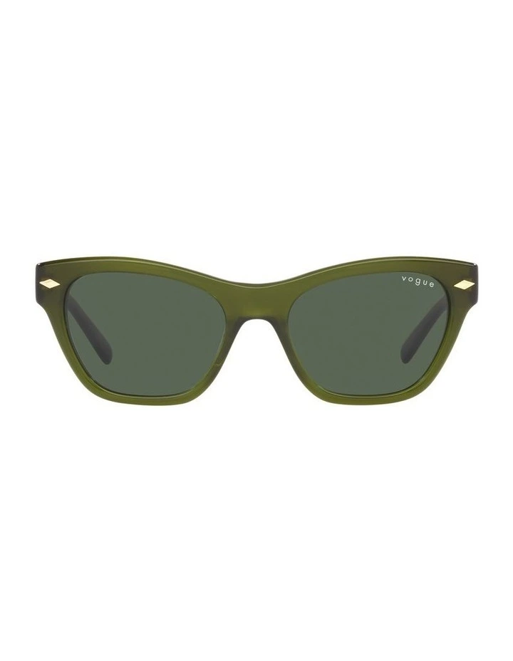 Vogue 0VO5445S Sunglasses In Opal Green 2 Vogue 0VO5445S Sunglasses In Opal Green - Image 2