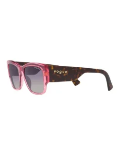 Vogue 0VO5462S Polarised Sunglasses In Transparent Pink -Myer Clothing Shop 947849500 3 720x928