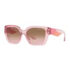 Armani Exchange 0AX4125SU Sunglasses In Shiny Transparent Pink