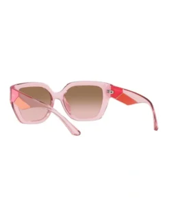 Armani Exchange 0AX4125SU Sunglasses In Shiny Transparent Pink -Myer Clothing Shop 947850580 6 720x928