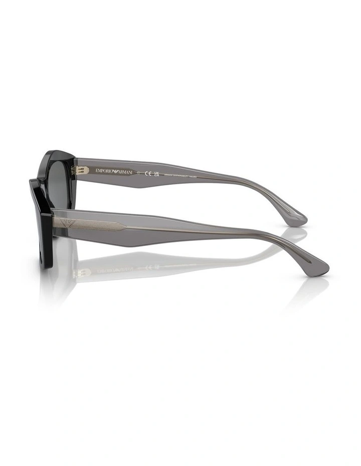 Emporio Armani 0EA4187 Sunglasses In Shiny Black 3 Emporio Armani 0EA4187 Sunglasses In Shiny Black - Image 3