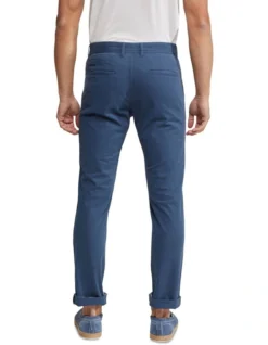 Oxford Danny Casual Organic Cotton Chinos In Blue -Myer Clothing Shop 948099340 3 720x928