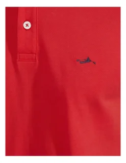 Oxford Cam Contrast Collar Pique Polo In Red -Myer Clothing Shop 948103390 6 720x928