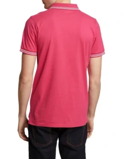 Oxford Nickson Tipping Jersey Polo In Bright Pink -Myer Clothing Shop 948103750 3 720x928