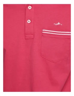 Oxford Nickson Tipping Jersey Polo In Bright Pink -Myer Clothing Shop 948103750 6 720x928