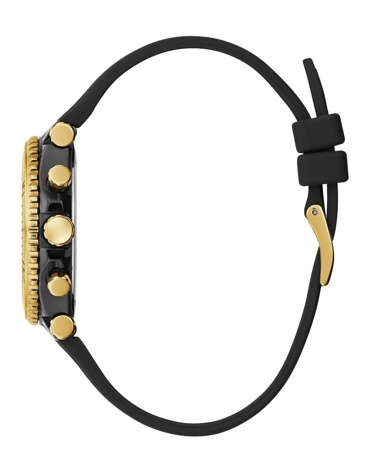 Guess Cosmic GW0466L1 Silicone Watch In Black 2 Guess Cosmic GW0466L1 Silicone Watch In Black - Image 2